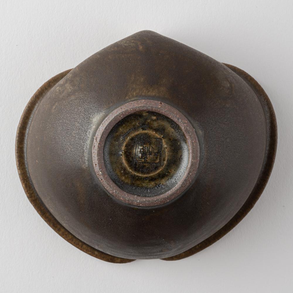 古谷製陶所 サビ釉 りんご鉢 小 信楽焼 古谷製陶所 信楽焼