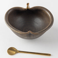 古谷製陶所 サビ釉 りんご鉢 小 信楽焼 古谷製陶所 信楽焼