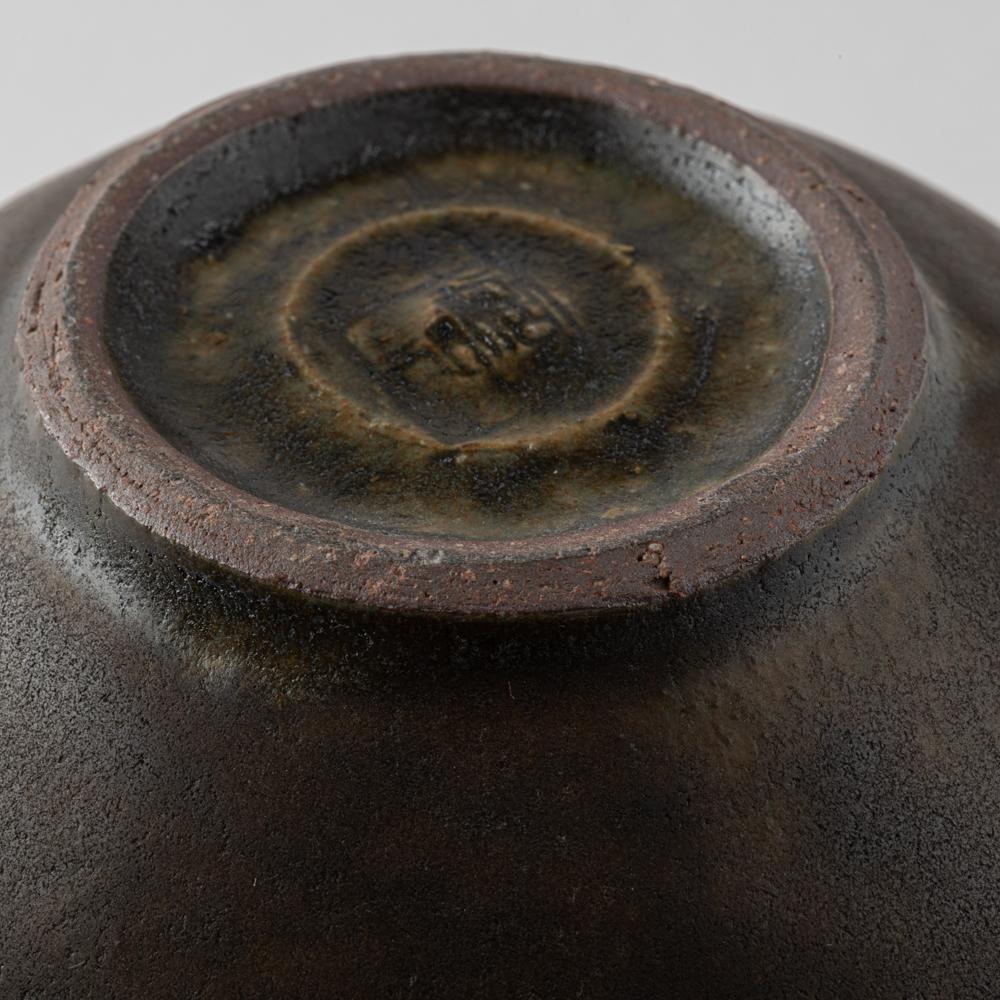 古谷製陶所 サビ釉 りんご鉢 小 信楽焼 古谷製陶所 信楽焼
