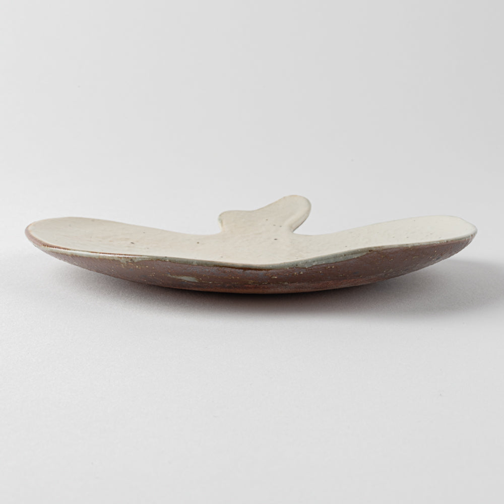 古谷製陶所 鉄散 りんご皿 大 信楽焼 古谷製陶所 信楽焼