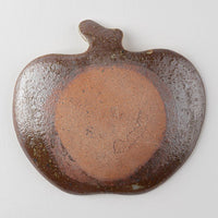 古谷製陶所 鉄散 りんご皿 大 信楽焼 古谷製陶所 信楽焼