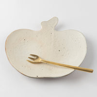 古谷製陶所 鉄散 りんご皿 大 信楽焼 古谷製陶所 信楽焼