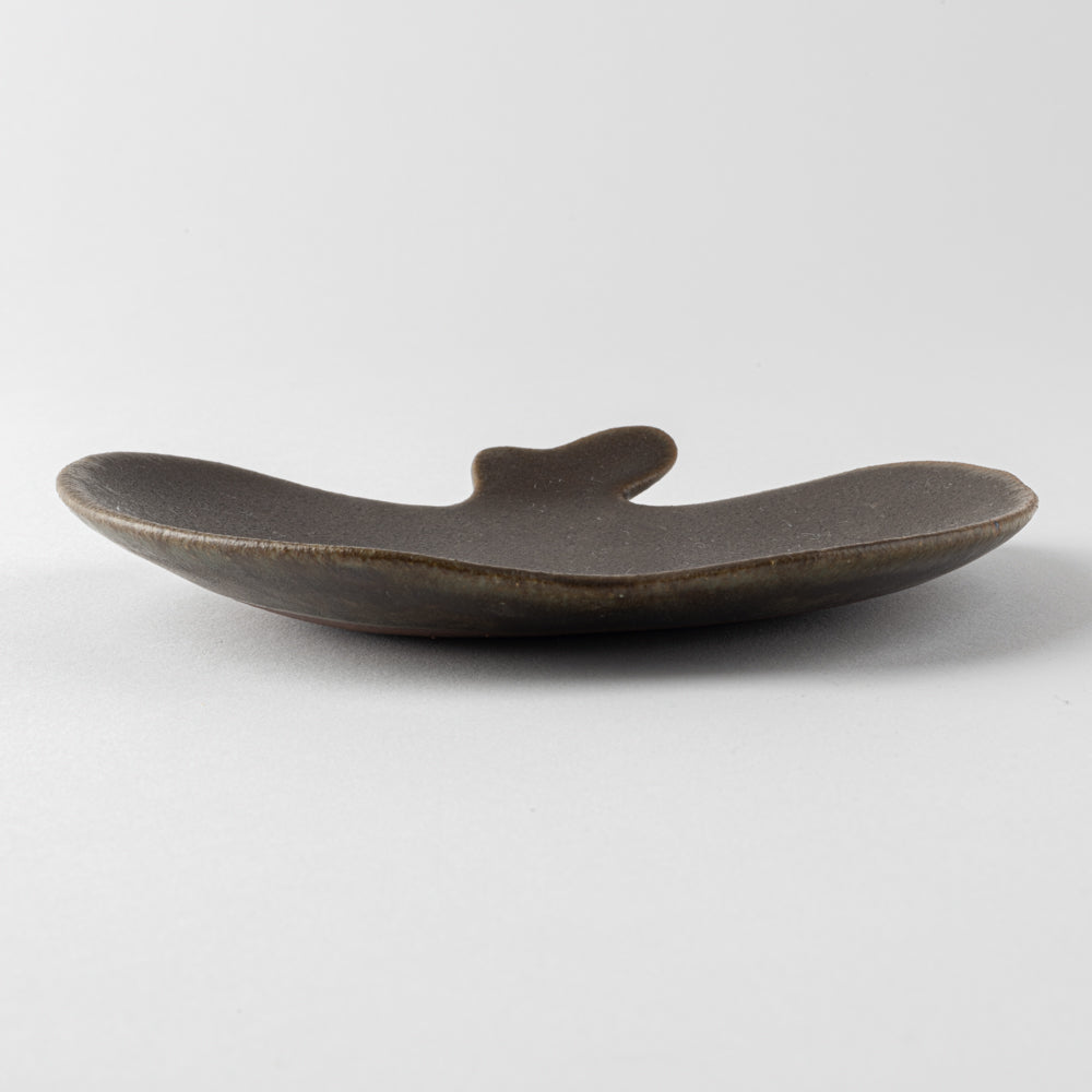 古谷製陶所 サビ釉 りんご皿 大 信楽焼 古谷製陶所 信楽焼