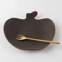 古谷製陶所 サビ釉 りんご皿 大 信楽焼 古谷製陶所 信楽焼