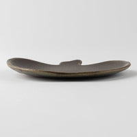 古谷製陶所 サビ釉 りんご皿 小 信楽焼 古谷製陶所 信楽焼