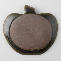 古谷製陶所 サビ釉 りんご皿 小 信楽焼 古谷製陶所 信楽焼