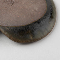 古谷製陶所 サビ釉 りんご皿 小 信楽焼 古谷製陶所 信楽焼