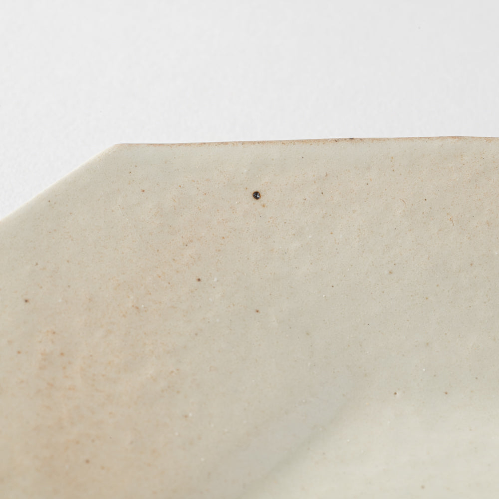 古谷製陶所 鉄散 八角プレート 大 信楽焼 古谷製陶所 信楽焼