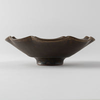 古谷製陶所 サビ釉 輪花小鉢 信楽焼 古谷製陶所 信楽焼