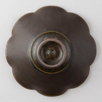 古谷製陶所 サビ釉 輪花小鉢 信楽焼 古谷製陶所 信楽焼