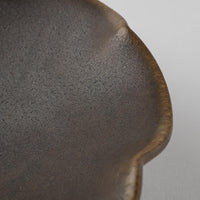 古谷製陶所 サビ釉 輪花小鉢 信楽焼 古谷製陶所 信楽焼