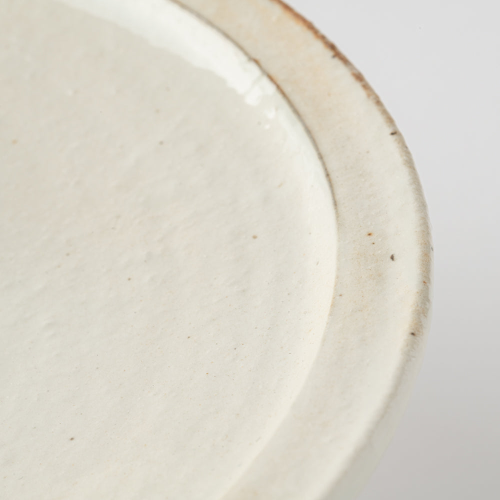 古谷製陶所 鉄散 コンポート皿(18cm) 信楽焼 古谷製陶所 信楽焼