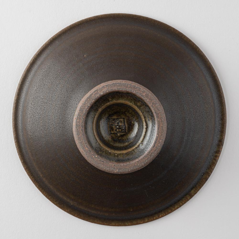 古谷製陶所 サビ釉 コンポート皿(18cm) 信楽焼 古谷製陶所 信楽焼