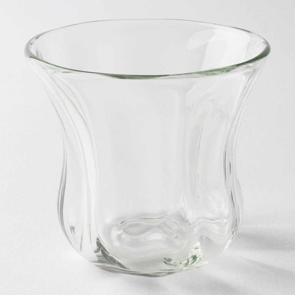 琉球ガラス工房 glass32 うずグラス(クリア) – 大人の焼き物