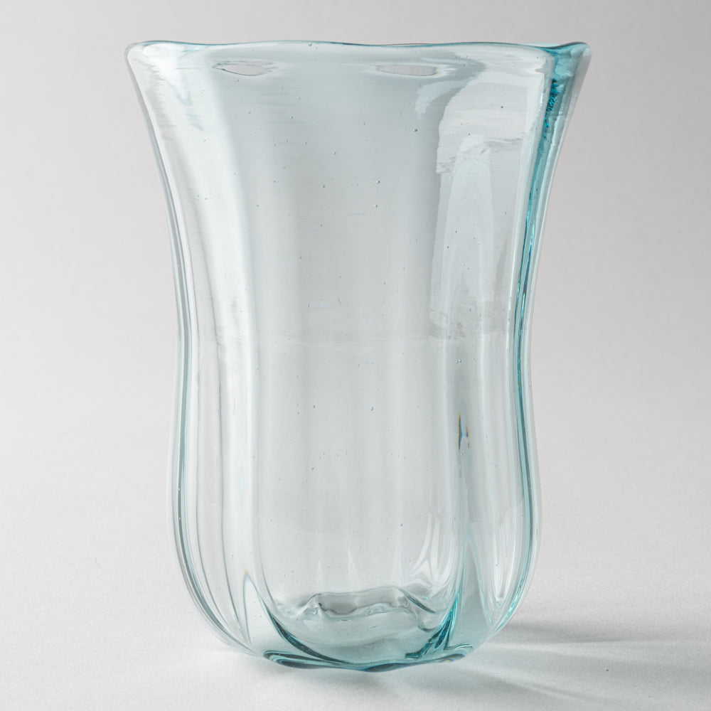 琉球ガラス工房 glass32 うずグラスロング(水) – 大人の焼き物