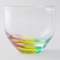 ガラス作家 竹田舞由子 ぐいのみ「にじとほし」 ガラス作家 竹田舞由子 ガラスもの