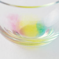 ガラス作家 竹田舞由子 ぐいのみ「にじとほし」 ガラス作家 竹田舞由子 ガラスもの