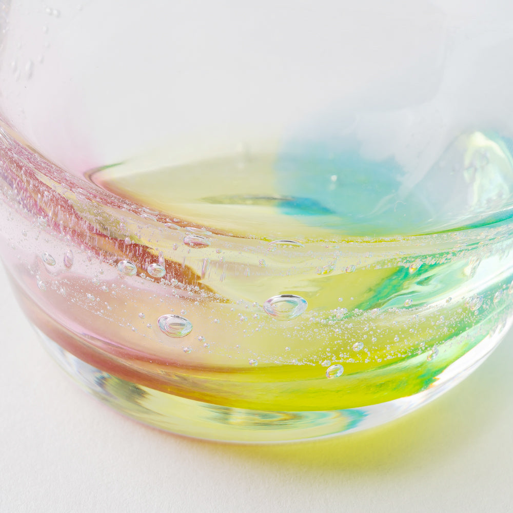 ガラス作家 竹田舞由子 ロックグラス「にじとほし」 ガラス作家 竹田舞由子 ガラスもの