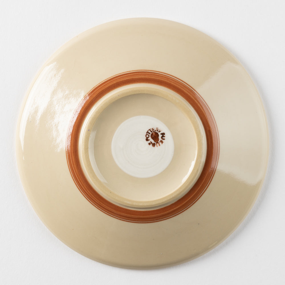 ふくべ窯 ローリエ 緑 15㎝プレート 美濃焼 ふくべ窯 美濃焼