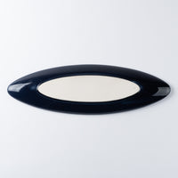 光泉窯 スリムプレートL(瑠璃) 萬古焼 光泉窯 萬古焼