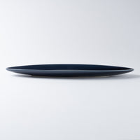 光泉窯 スリムプレートL(瑠璃) 萬古焼 光泉窯 萬古焼