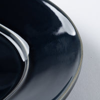 光泉窯 オーバルプレートL(瑠璃) 萬古焼 光泉窯 萬古焼