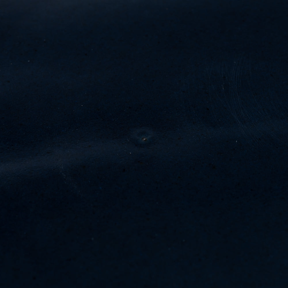 光泉窯 リーフ柄プレート 大(瑠璃) 萬古焼 光泉窯 萬古焼