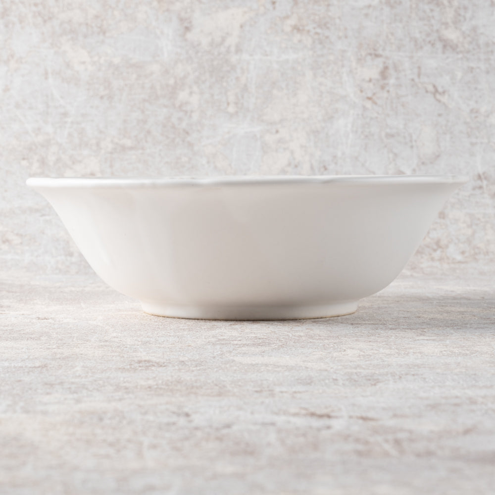 光泉窯 マーガレット柄 レリーフ ボウル 小鉢 (白マット) 萬古焼 光泉窯 萬古焼