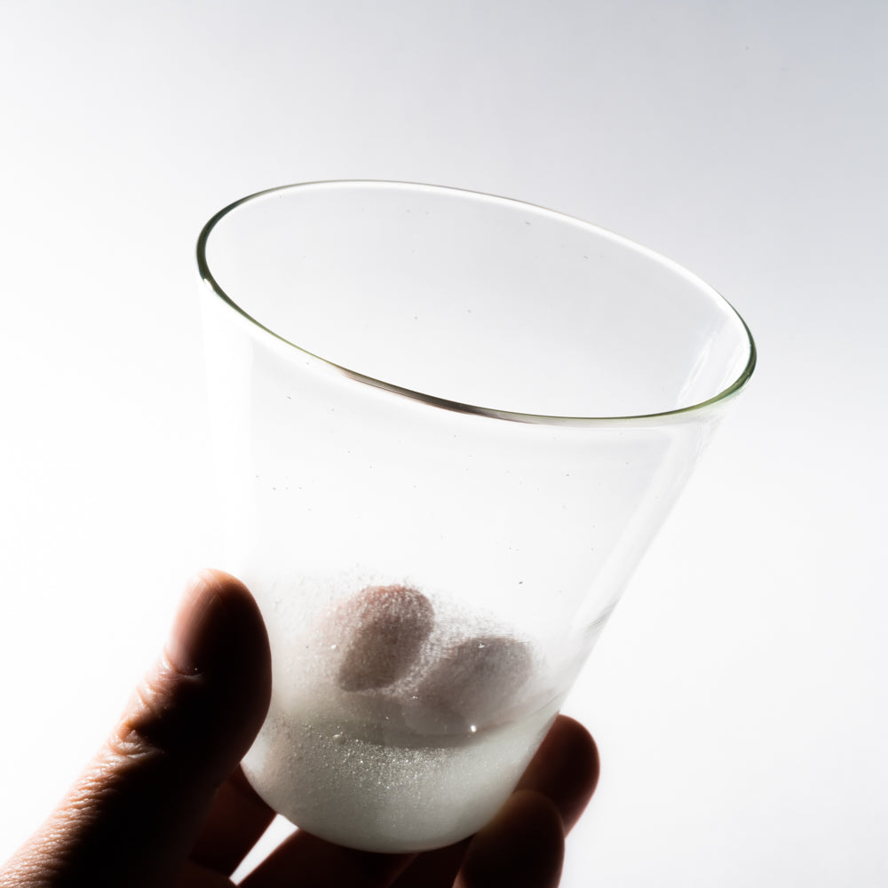 ガラス工房てとてと 叢雲 三角グラス(クリア) ガラス工房てとてと 琉球ガラス