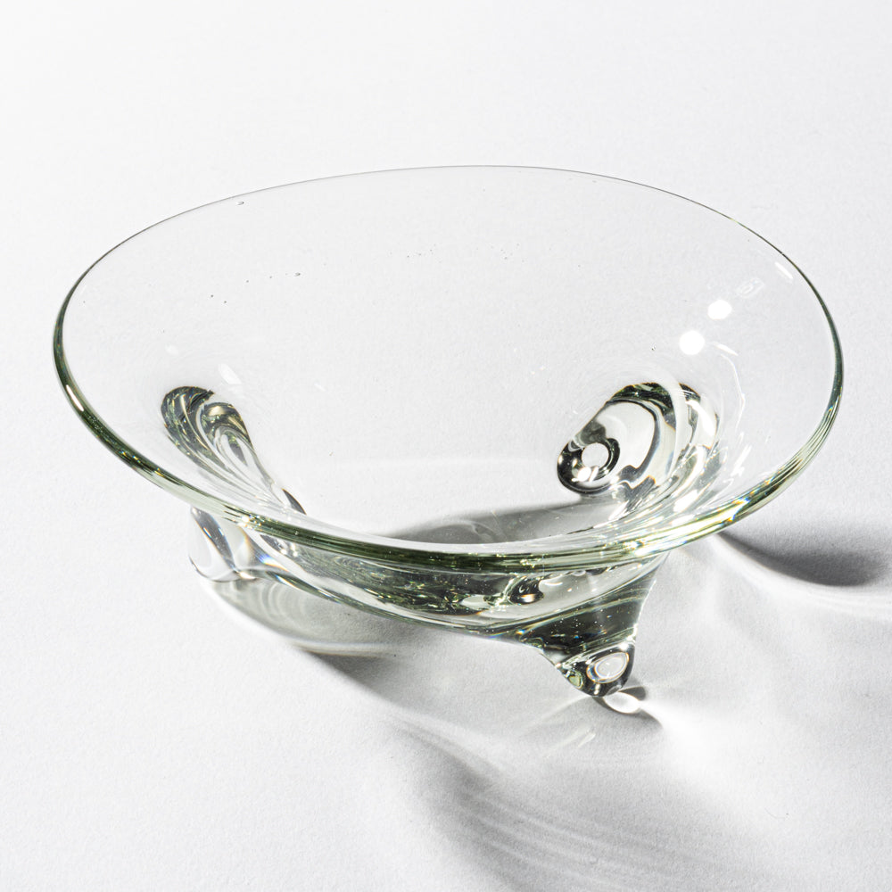 ガラス工房てとてと 三つ足 小鉢(クリア) ガラス工房てとてと 琉球ガラス