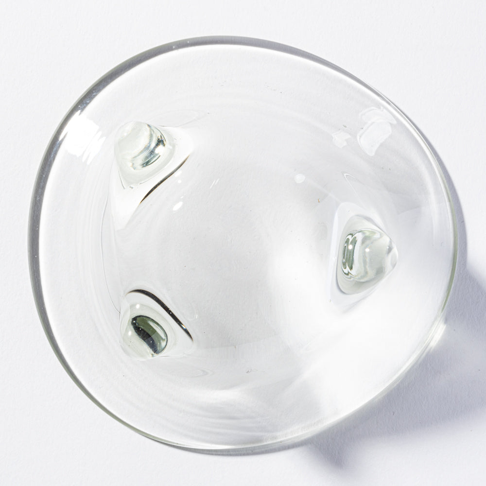 ガラス工房てとてと 三つ足 小鉢(クリア) ガラス工房てとてと 琉球ガラス