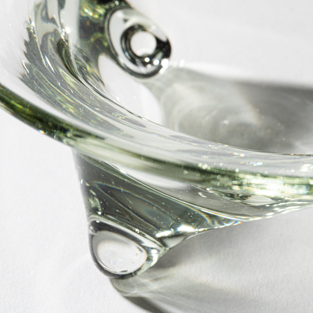 ガラス工房てとてと 三つ足 小鉢(クリア) ガラス工房てとてと 琉球ガラス