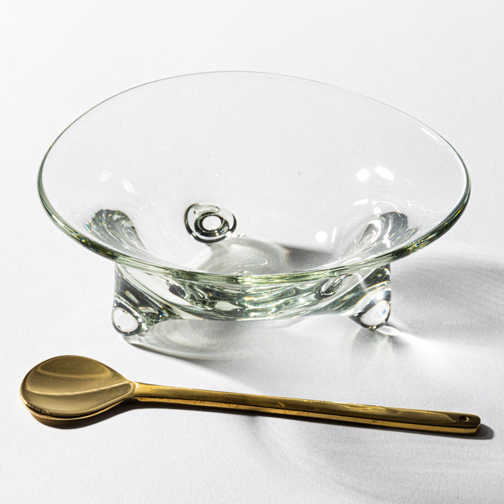 ガラス工房てとてと 三つ足 小鉢(クリア) ガラス工房てとてと 琉球ガラス