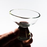 ガラス工房てとてと 高台付小杯(クリア) ガラス工房てとてと 琉球ガラス
