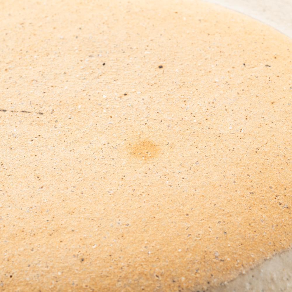 作家 岡村朝子 オーバル皿 小 flower A 作家 岡村朝子 陶磁器作家もの