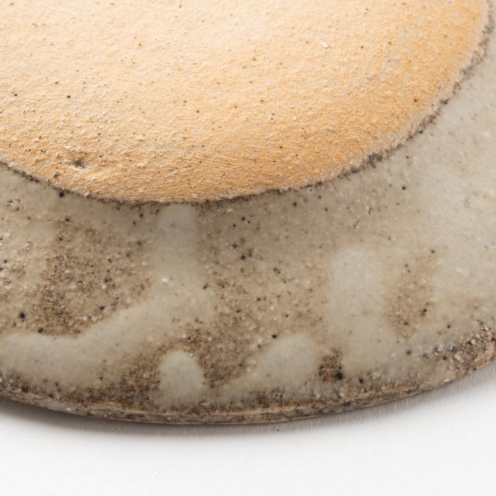 作家 岡村朝子 オーバル皿 小 dot A 作家 岡村朝子 陶磁器作家もの