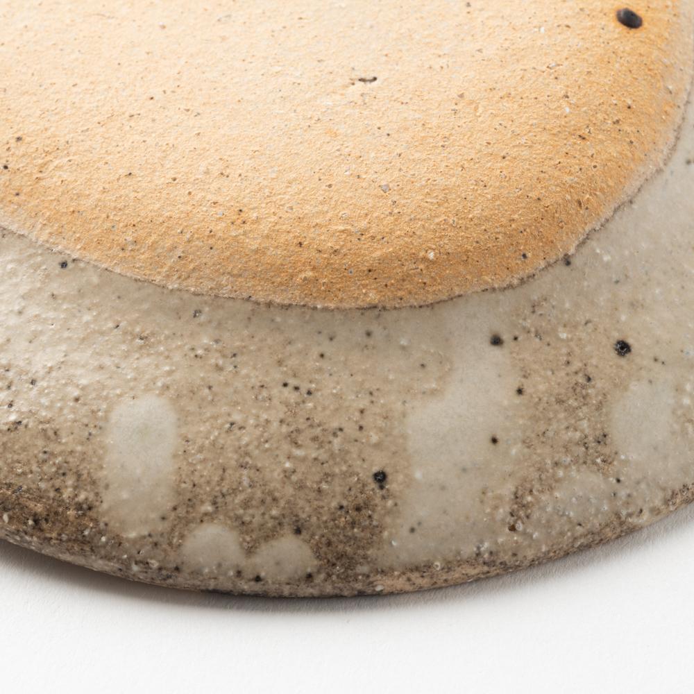 作家 岡村朝子 オーバル皿 小 drop A 作家 岡村朝子 陶磁器作家もの