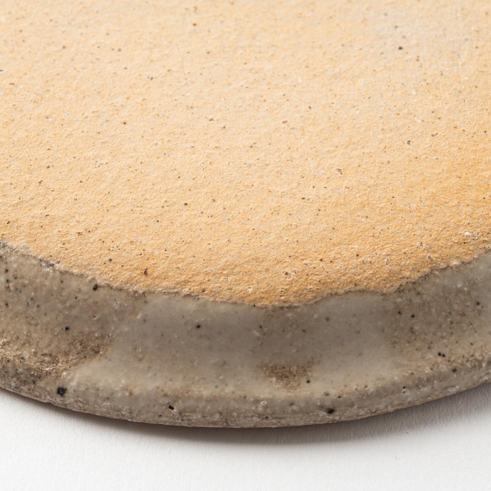 作家 岡村朝子 丸皿 小 bird A 作家 岡村朝子 陶磁器作家もの