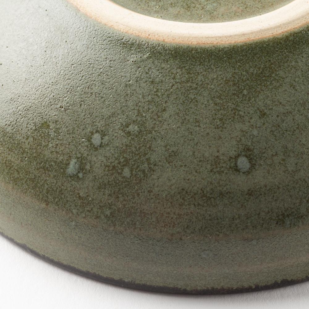 作家 佐藤牧子 お花小鉢 緑 作家 佐藤牧子 陶磁器作家もの