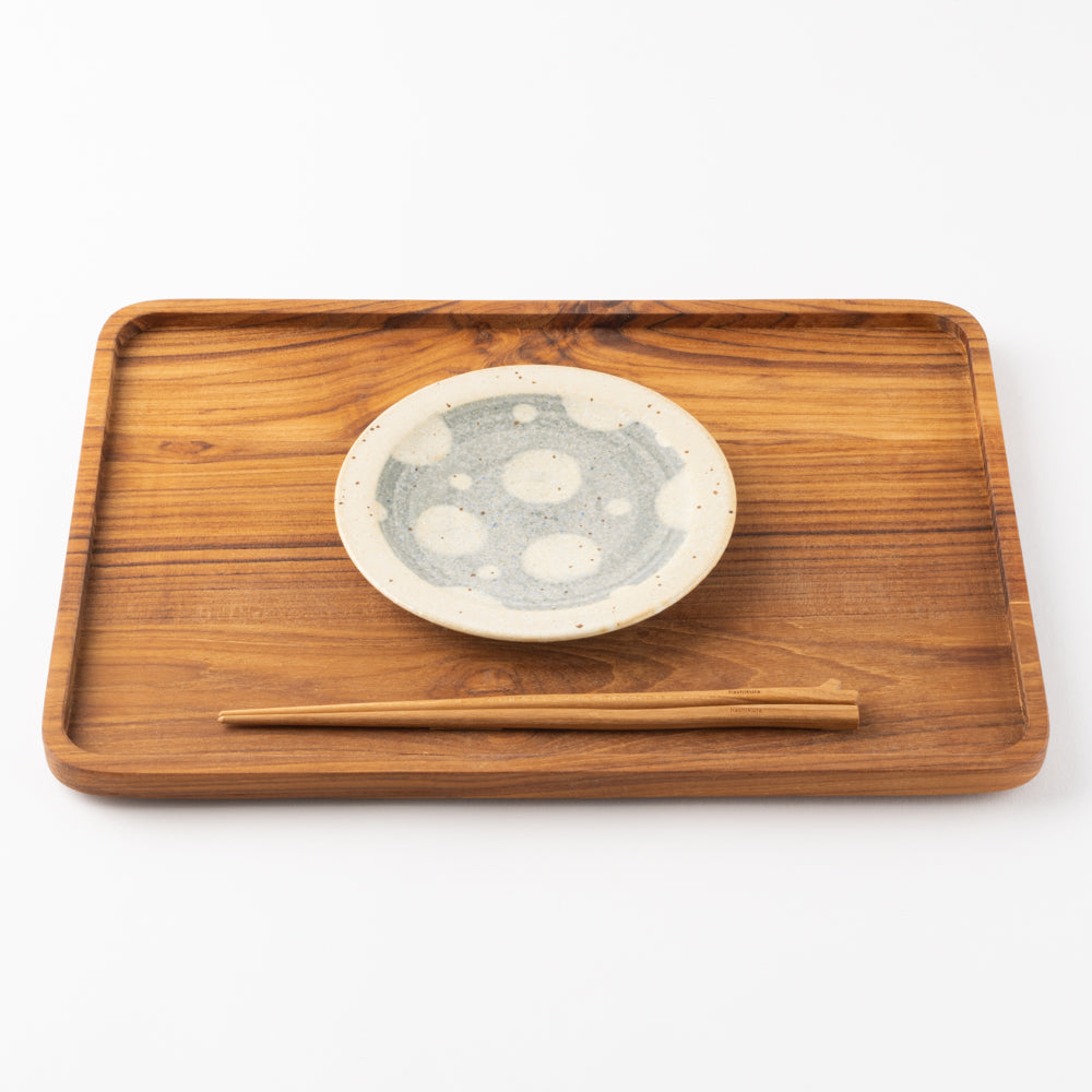 作家 添田ナオコ ドット 5寸皿 作家 添田ナオコ 陶磁器作家もの