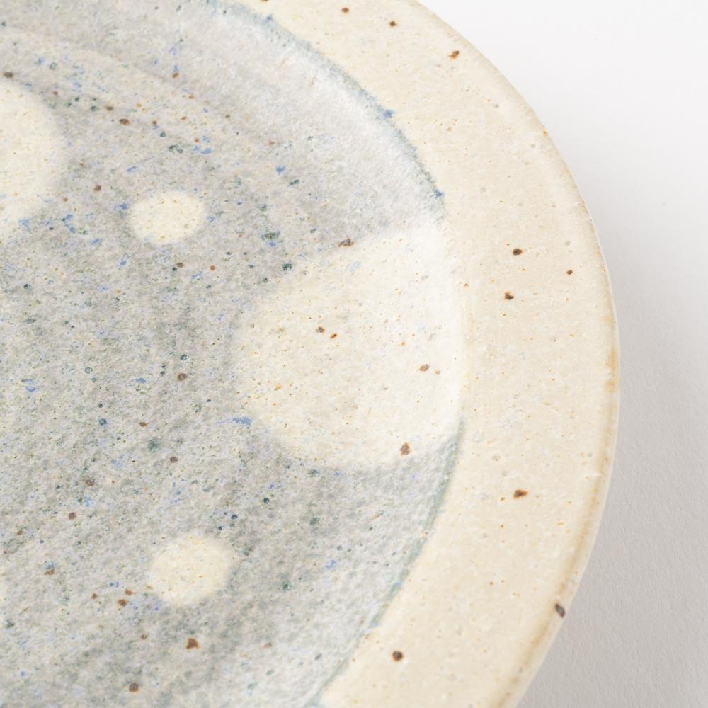 作家 添田ナオコ ドット 8寸皿 作家 添田ナオコ 陶磁器作家もの