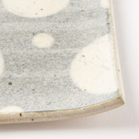 作家 添田ナオコ ドット 角皿 作家 添田ナオコ 陶磁器作家もの