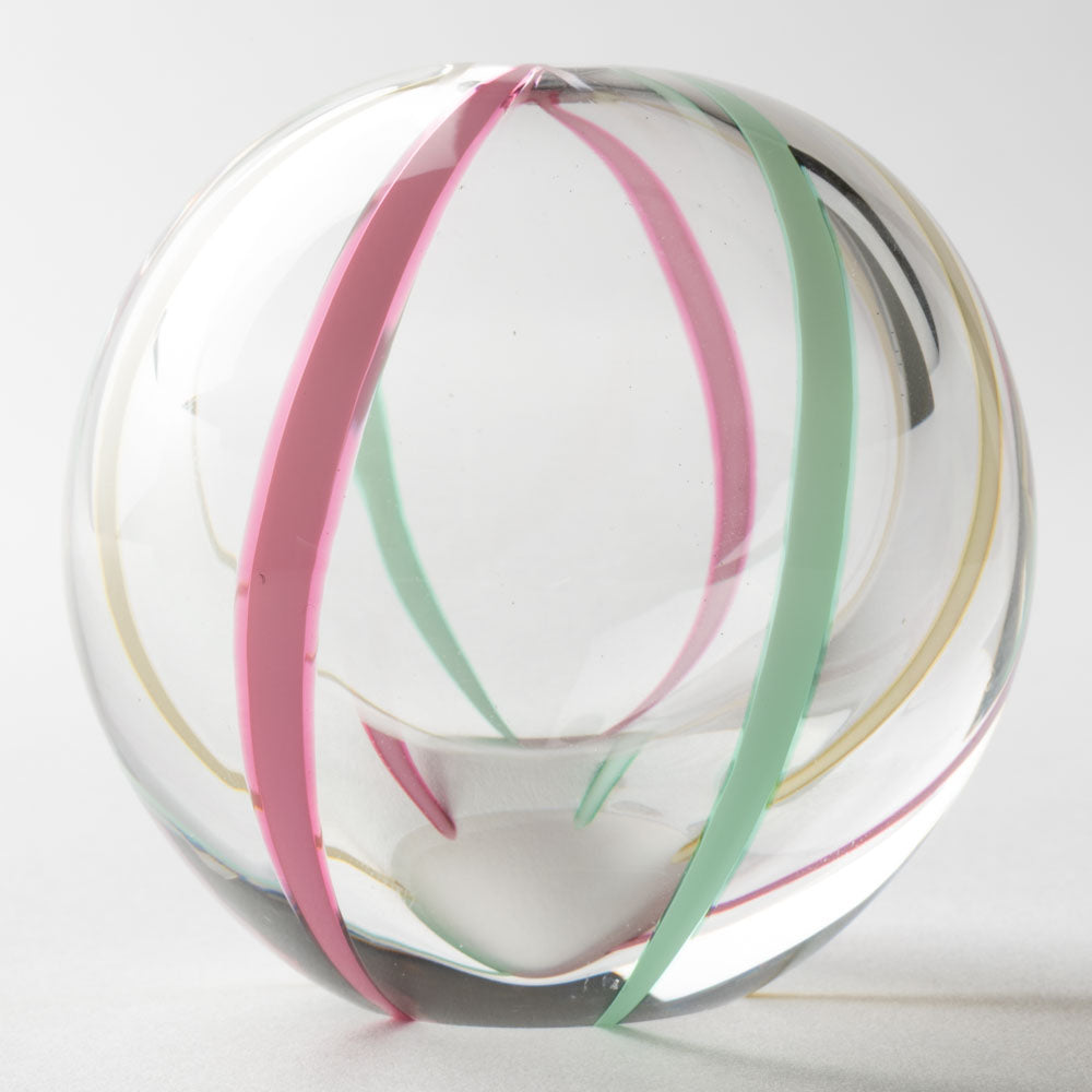 津軽びいどろ 彩手鞠 弥生 津軽びいどろ ガラスもの