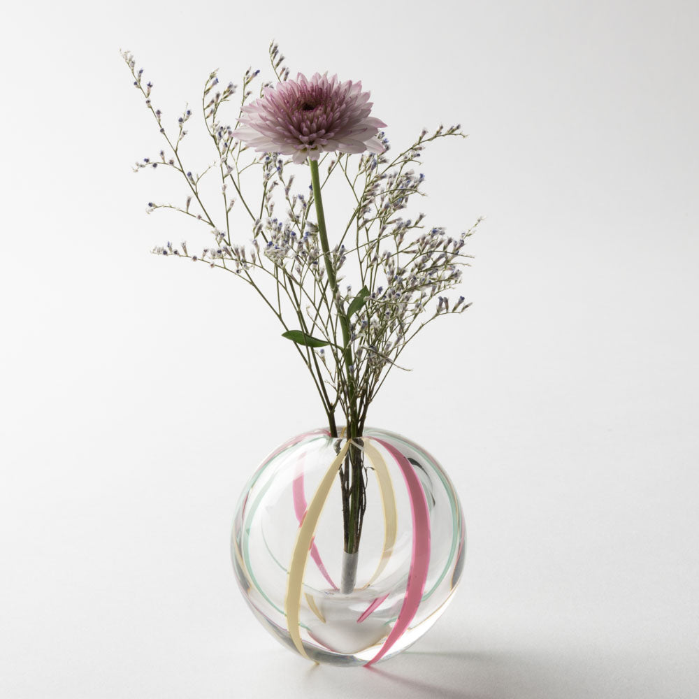 津軽びいどろ 彩手鞠 弥生 津軽びいどろ ガラスもの