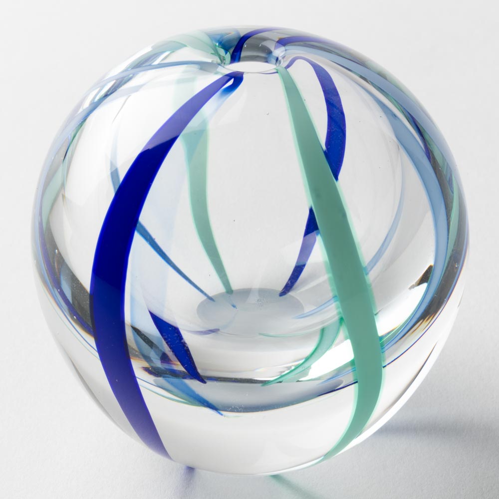 津軽びいどろ 彩手鞠 夏空 津軽びいどろ ガラスもの