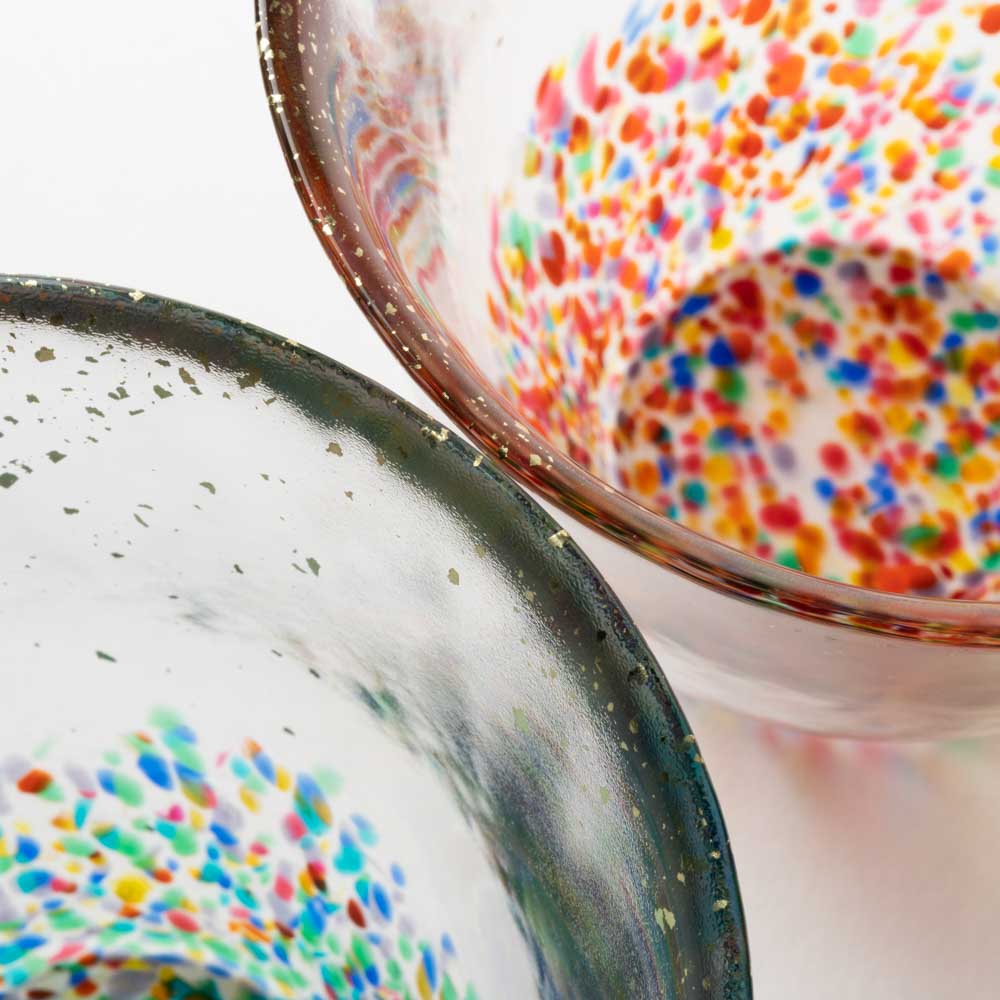 津軽びいどろ MATSURI まつり金彩 ロックグラスペア 津軽びいどろ ガラスもの