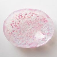 津軽びいどろ さくらさくら sakura 三つ足豆皿 津軽びいどろ ガラスもの