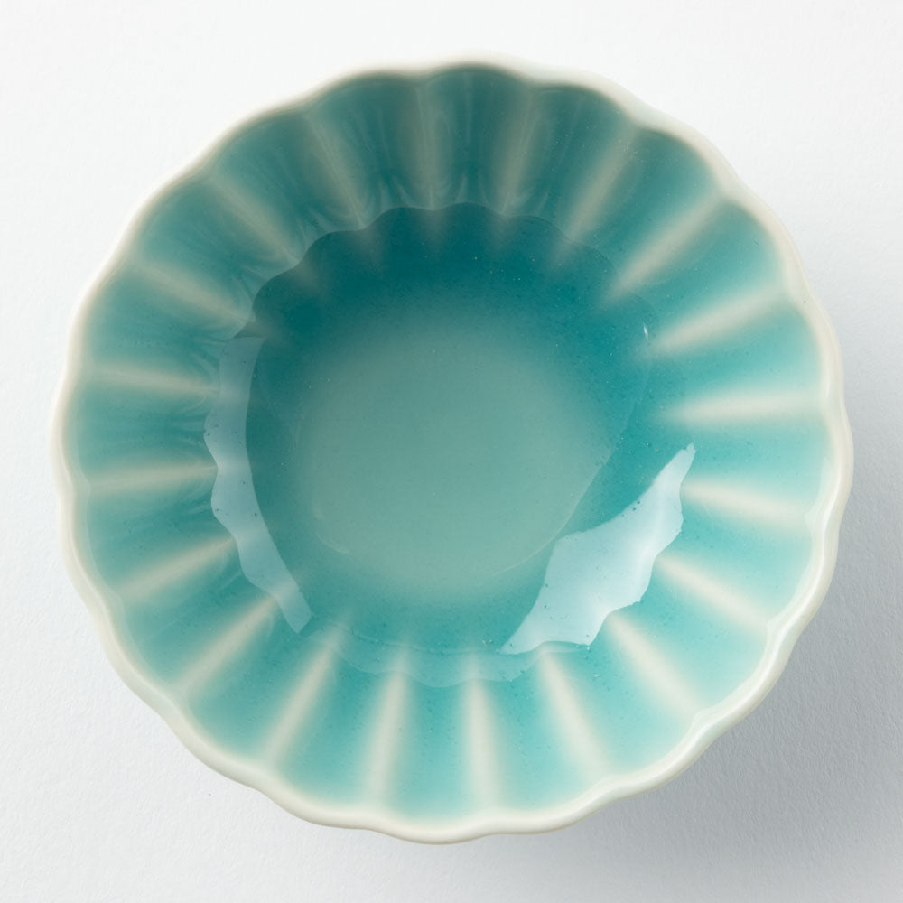 波佐見焼 和山窯 菊型小付(ブルー) 波佐見焼 和山窯 波佐見焼