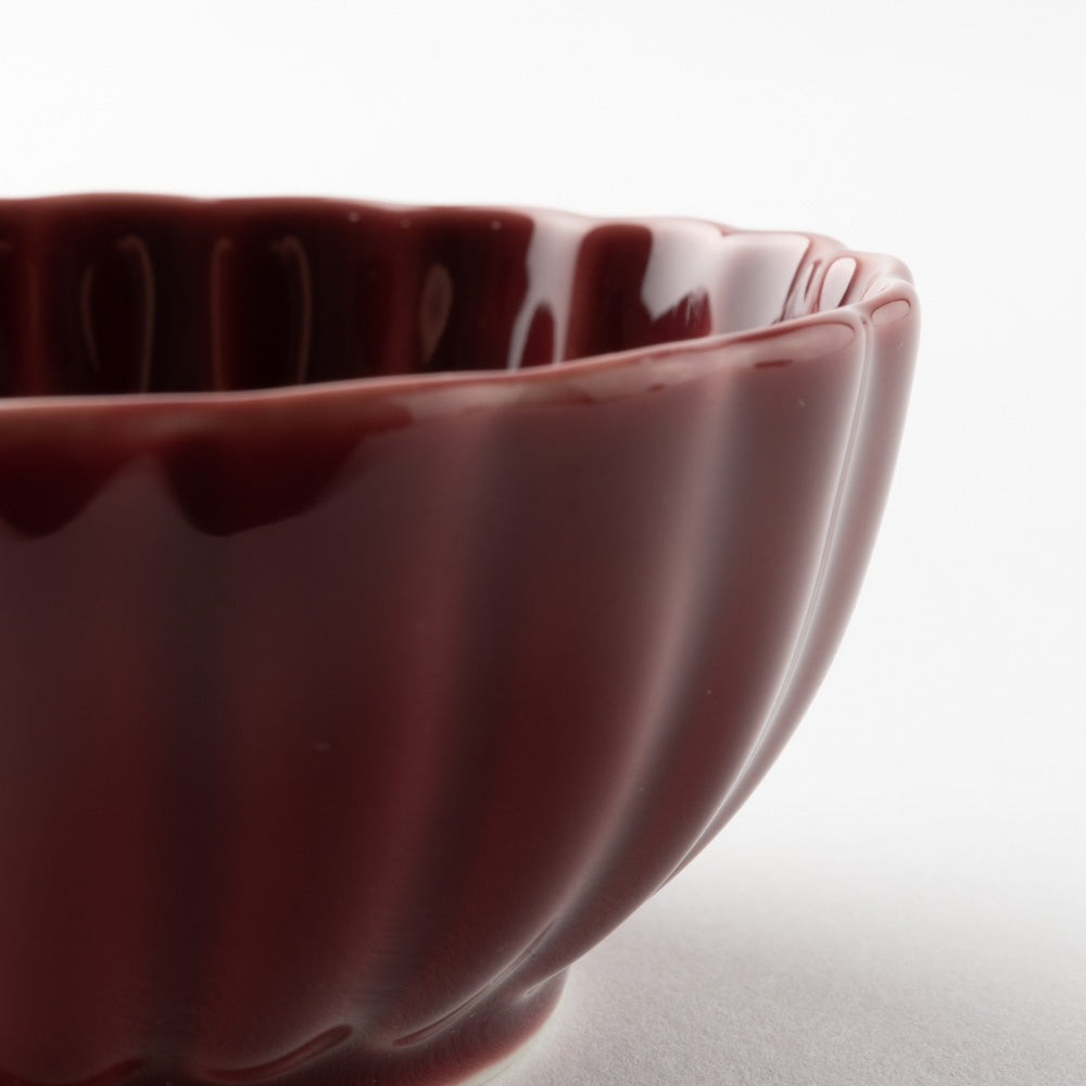 波佐見焼 和山窯 菊型小付(マロン) 波佐見焼 和山窯 波佐見焼