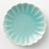 波佐見焼 和山窯 菊型小皿(ブルー) 波佐見焼 和山窯 波佐見焼